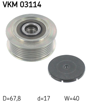 SKF Generátor szabadonfutó VKM03114_SKF